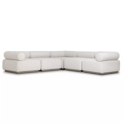 Lenox Outdoor 5Pc Sectional - Alessi Linen
