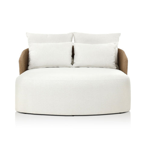 Maven Outdoor Double Chaise - Faux Hyacinth