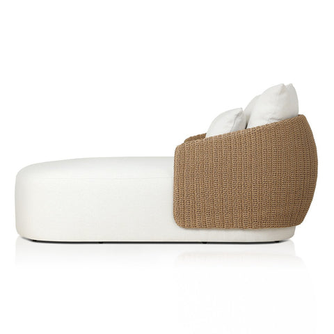 Maven Outdoor Double Chaise - Faux Hyacinth