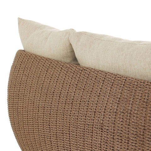 Maven Outdoor Double Chaise - Faux Dark Hyacinth