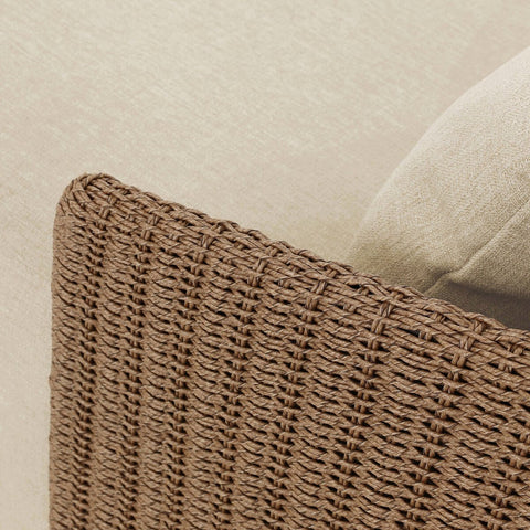 Maven Outdoor Double Chaise - Faux Dark Hyacinth