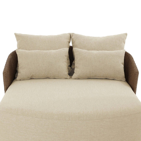 Maven Outdoor Double Chaise - Faux Dark Hyacinth