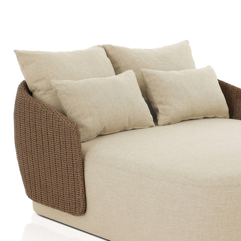 Maven Outdoor Double Chaise - Faux Dark Hyacinth