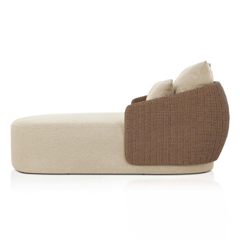 Maven Outdoor Double Chaise - Faux Dark Hyacinth