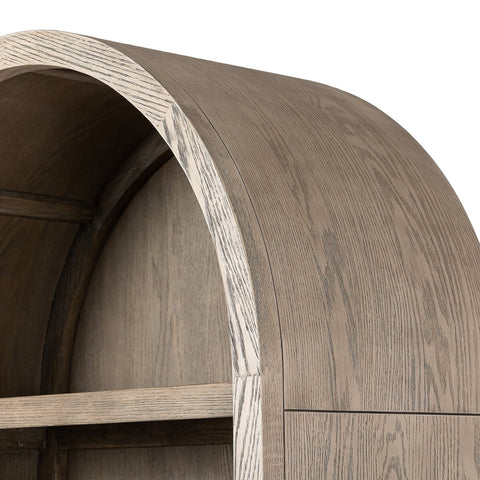 Tolle Bookcase - Rustic White Solid