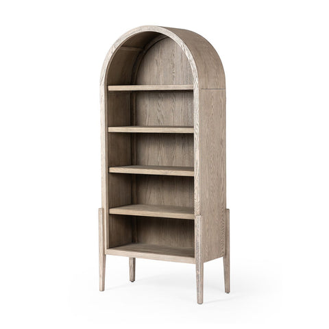 Tolle Bookcase - Rustic White Solid
