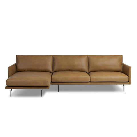 Melle 2 Piece Sectional - Left Chaise - Lipari Camel