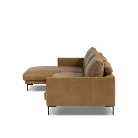 Melle 2 Piece Sectional - Left Chaise - Lipari Camel