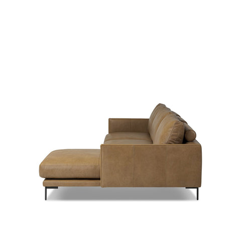 Melle 2 Piece Sectional - Right Chaise - Lipari Camel