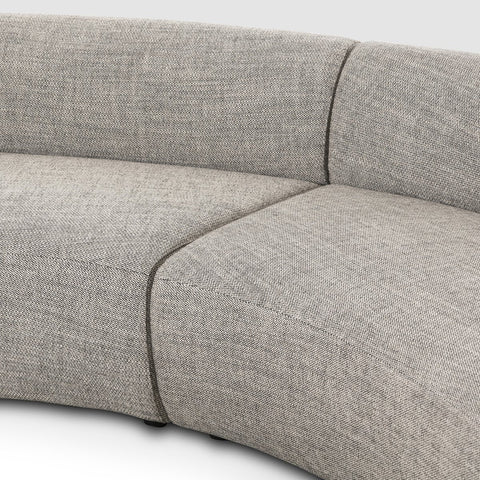 Belen 2 Piece Sectional Left Chaise - Thames Coal