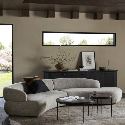 Belen 2 Piece Sectional Left Chaise - Thames Coal
