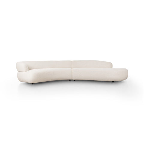 Belen 2-Piece Sectional Right Chaise - Nomad Snow