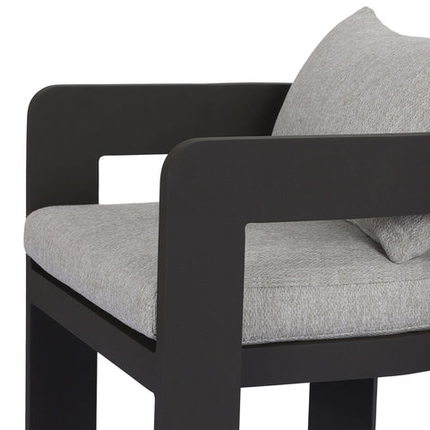 Jackson Outdoor Metal Dining Chair - Concha Fog