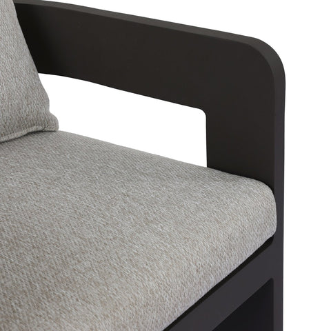 Jackson Outdoor Metal Dining Chair - Concha Fog