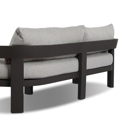 Jackson Outdoor Metal Sofa - Concha Fog