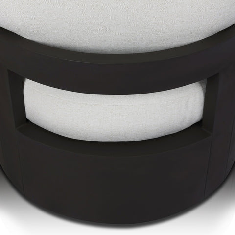 Jackson Outdoor Metal Swivel Chair - Alessi Linen