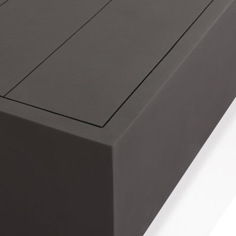 Messo Outdoor Metal Coffee Table 70" - Bronze