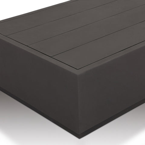 Messo Outdoor Metal Coffee Table 55" - Bronze