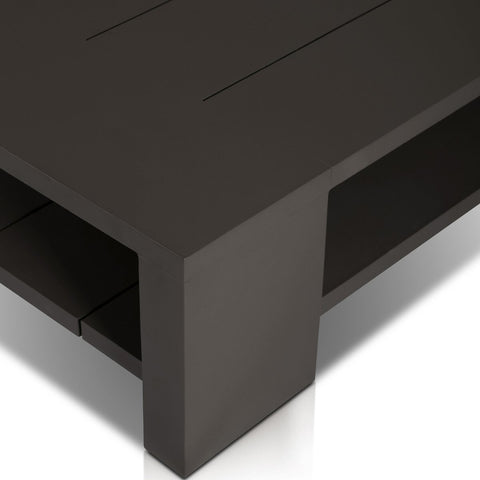 Roca Outdoor Metal Coffee Table - Bronze