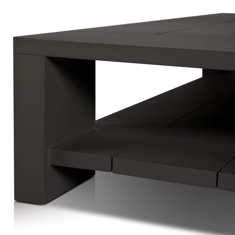 Roca Outdoor Metal Coffee Table - Bronze