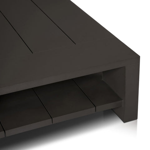 Roca Outdoor Metal Coffee Table - Bronze