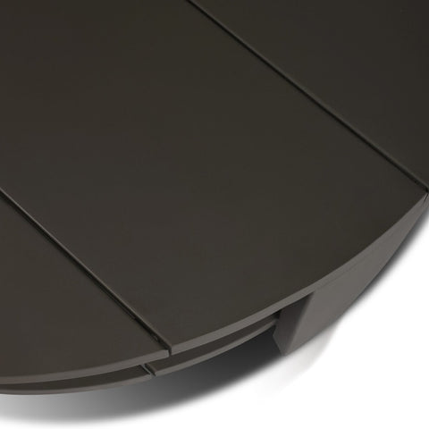 Roca Outdoor Round Metal Coffee Table - Bronze