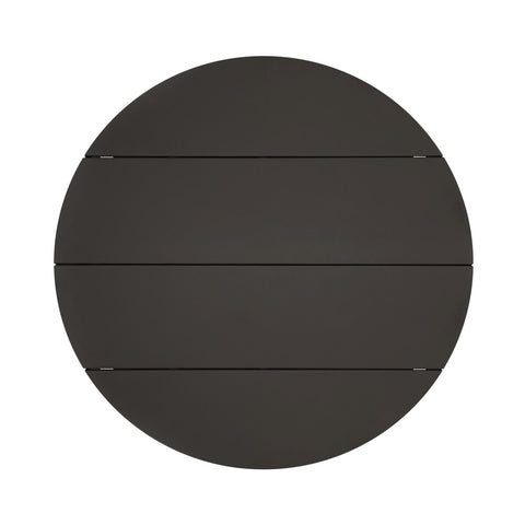 Roca Outdoor Round Metal Coffee Table - Bronze