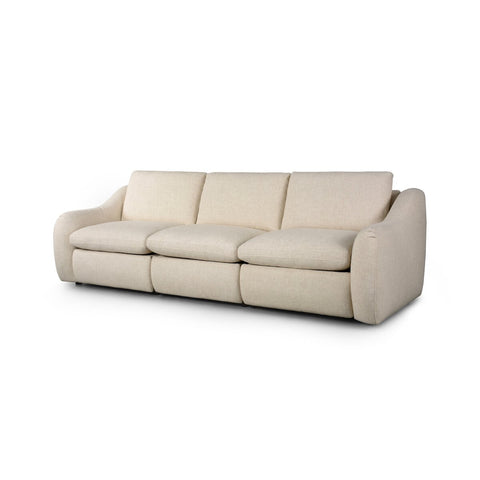Crawford Power Recliner 3-Piece Sectional Sofa - Antigo Natural