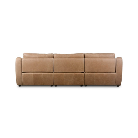 Crawford Power Recliner 3-Piece Sectional Sofa - Palermo Drift
