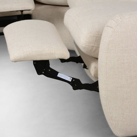 Crawford Power Recliner 5 Piece Sectional Sofa - Antigo Natural