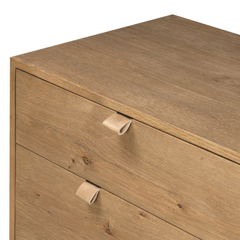 Tula 7 Drawer Dresser - Worn Oak Veneer