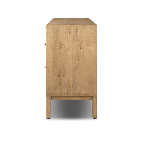 Tula 7 Drawer Dresser - Worn Oak Veneer