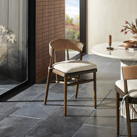 Dining Seat Cushion - Savile Flax