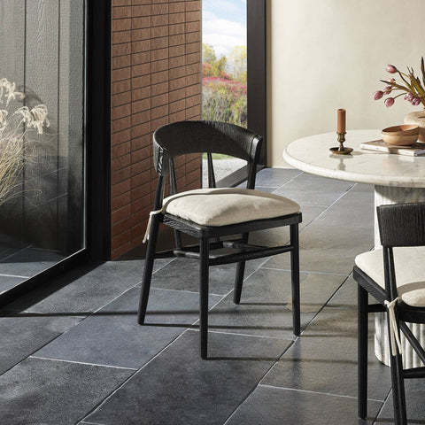 Buxton Dining Chair w/ Cover - Black Oak