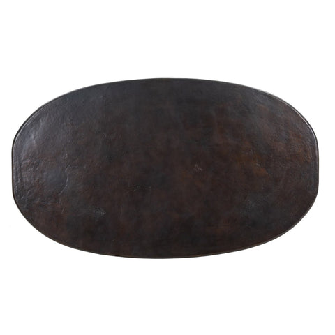 Amato Outdoor Dining Table-72" - Antique Rust