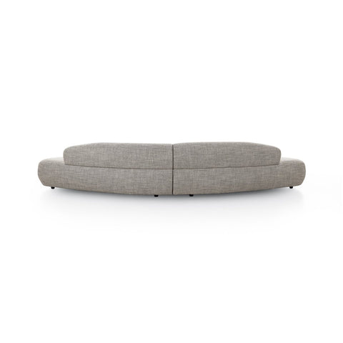 Belen Double Chaise - Thames Coal