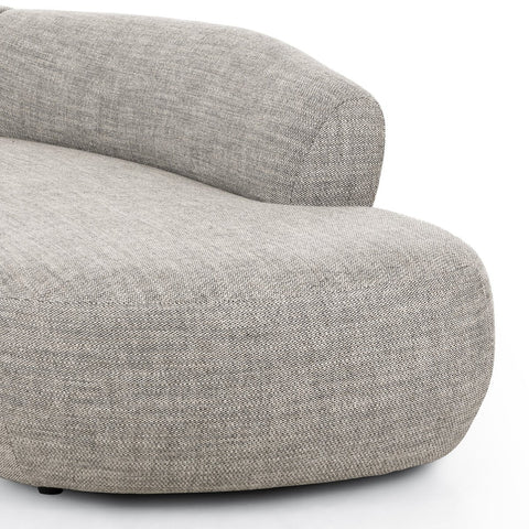 Belen Double Chaise - Thames Coal