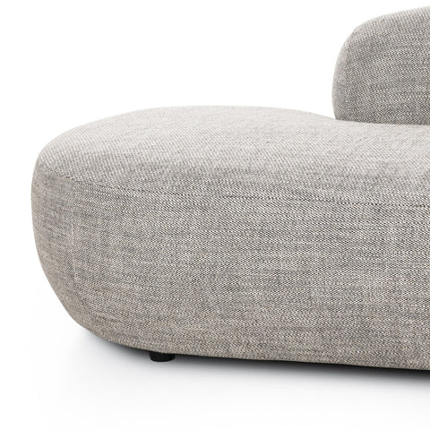 Belen Double Chaise - Thames Coal