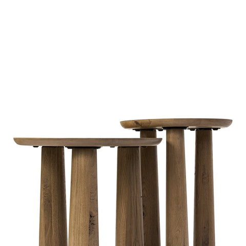 Cooper Nesting End Tables Set - Drifted Oak