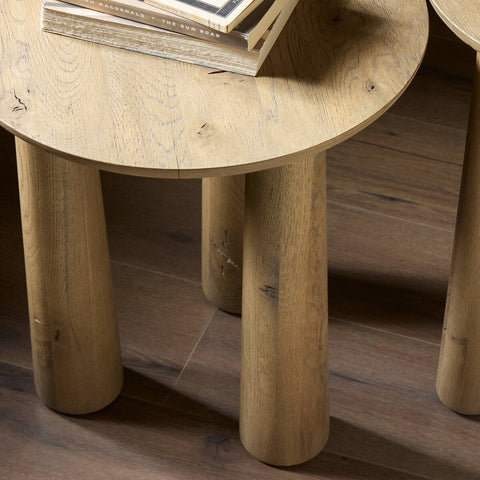 Cooper Nesting Tall End Table - Drifted Oak