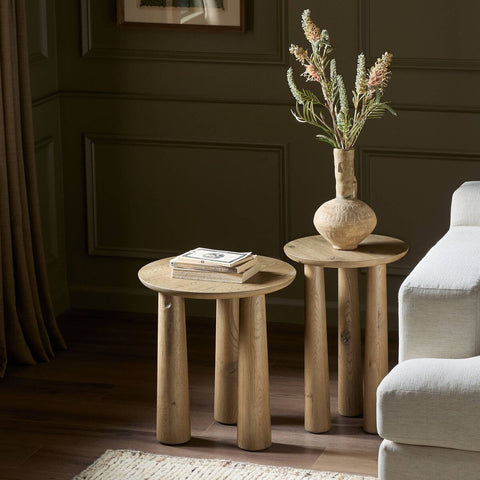 Cooper Nesting Tall End Table - Drifted Oak