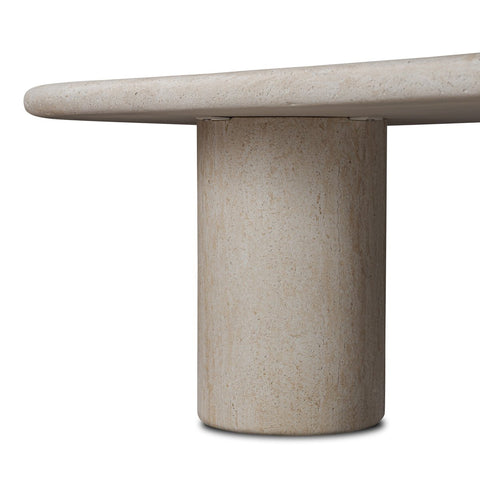 Poole Outdoor Dining Table - 102" - Textured Sand Concrete