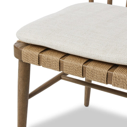 Kershaw Dining Chair - Natural Rush w/ Cushion