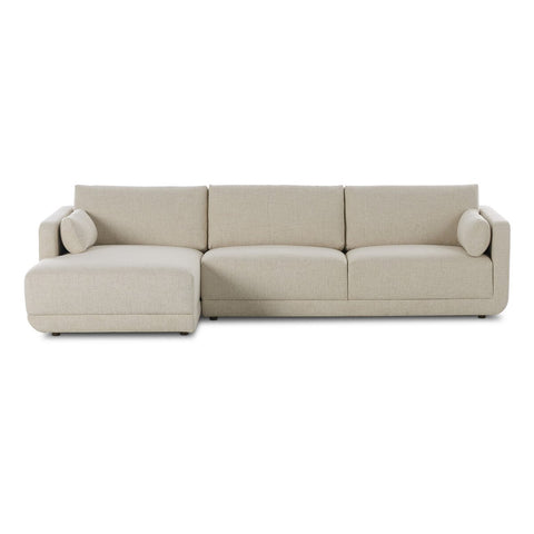 Toland 2-Piece Sectional w/ LHF Chaise - Palma Cream