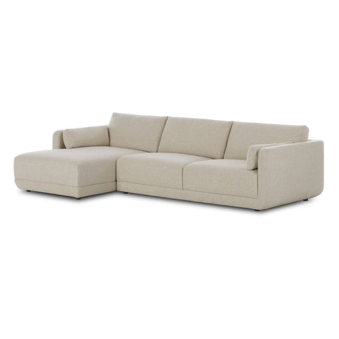 Toland 2-Piece Sectional w/ LHF Chaise - Palma Cream