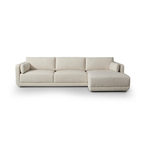 Toland 2-Piece Sectional W/ RHF Chaise - Palma Cream