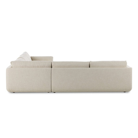 Toland 3Pc L-Shape Sectional  - Palma Cream