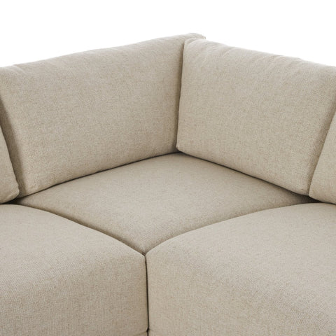 Toland 3Pc L-Shape Sectional  - Palma Cream