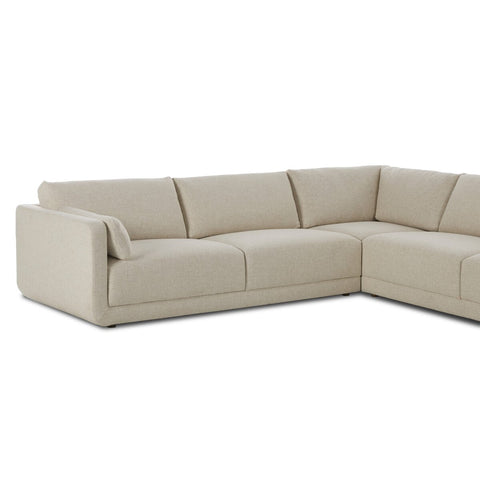Toland 3Pc L-Shape Sectional  - Palma Cream