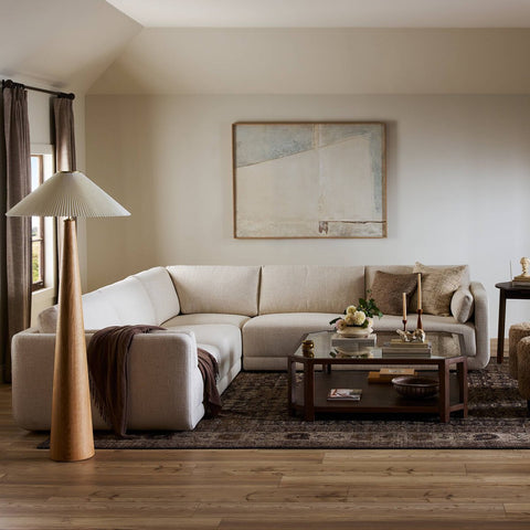 Toland 3Pc L-Shape Sectional  - Palma Cream